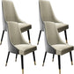 Parsons Armless Dining Chairs Glam Side Chair Set for Dining Room