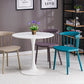 Sillas sin brazo de silla de comedor de estilo contemporáneo con patas de plástico para el hogar