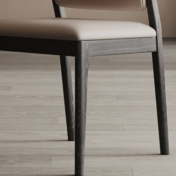 Contemporary Side Dining Chairs Open Back Dining Room Chair for Home Clearhalo 'Dining Chairs' 'Dining Tables & Seating' 'dining_chair' 'furn' 'furn_dining_chair' 'Furniture' 'Kitchen & Dining Furniture' 5563884