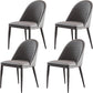 Parsons Dining Room Chair Upholstered Armless Dining Chairs for Home Dark Gray 4 Piece Set Clearhalo 'Dining Chairs' 'Dining Tables & Seating' 'dining_chair' 'furn' 'furn_dining_chair' 'Furniture' 'Kitchen & Dining Furniture' 5563972