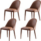 Parsons Dining Room Chair Upholstered Armless Dining Chairs for Home Coffee 4 Piece Set Clearhalo 'Dining Chairs' 'Dining Tables & Seating' 'dining_chair' 'furn' 'furn_dining_chair' 'Furniture' 'Kitchen & Dining Furniture' 5563988