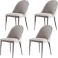 Parsons Dining Room Chair Upholstered Armless Dining Chairs for Home Light Gray 4 Piece Set Clearhalo 'Dining Chairs' 'Dining Tables & Seating' 'dining_chair' 'furn' 'furn_dining_chair' 'Furniture' 'Kitchen & Dining Furniture' 5563996