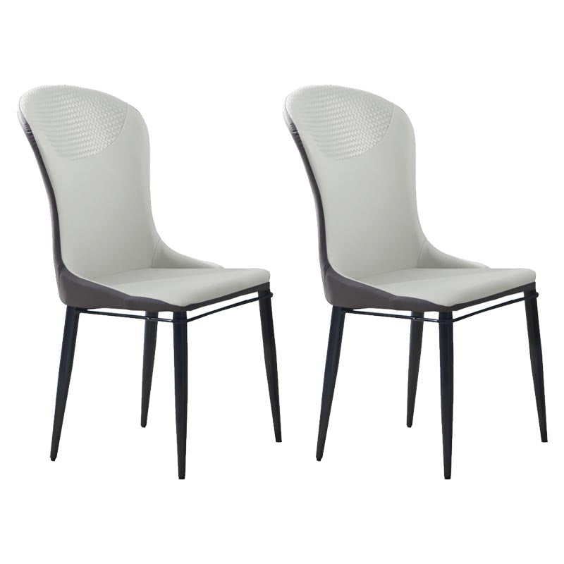 Sillas de comedor de beige y azul