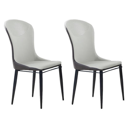 Sillas de comedor de beige y azul