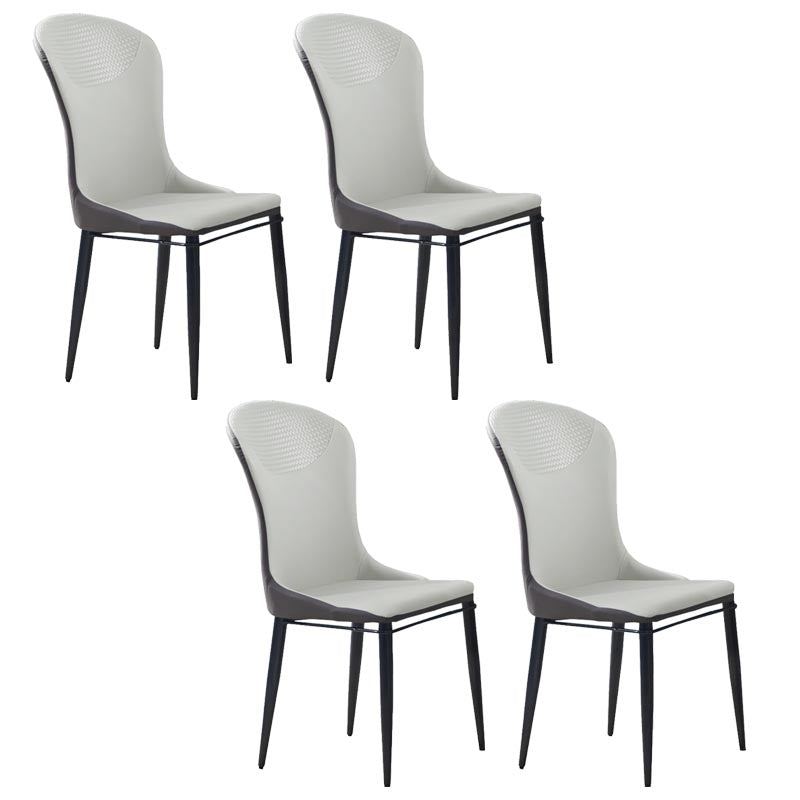 Sillas de comedor de beige y azul