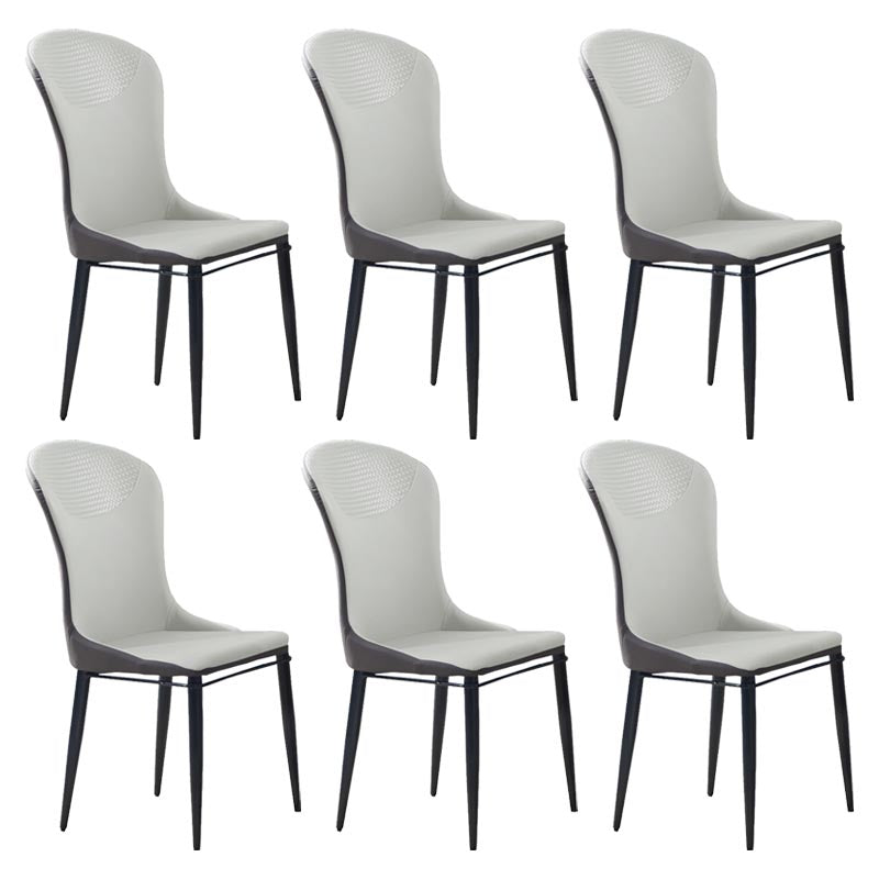 Sillas de comedor de beige y azul