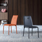 Orange and Gray Dining Chairs Contemporary Armless Low Back Dining Side Chair