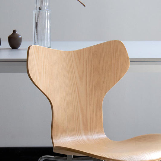 Chaise de salle à manger en métal argenté chaises de salle à manger sans bras contemporain