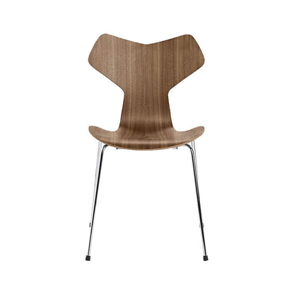 Sedia da pranzo in metallo argento sedie da pranzo in legno contemporanee