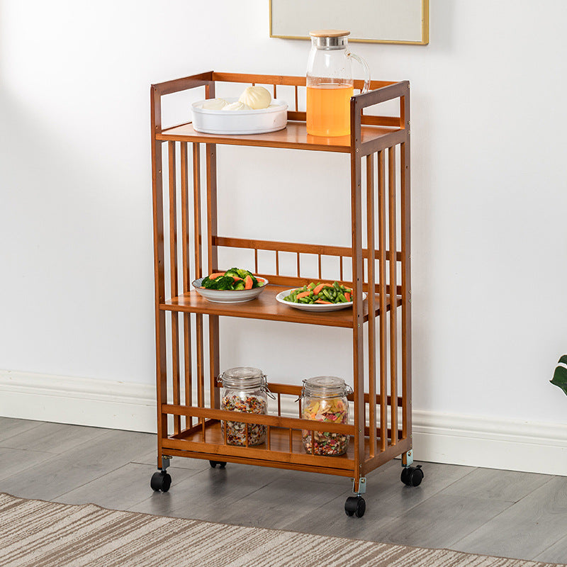 Tavolo da preparazione a rotolamento in stile contemporaneo tavolo da preparazione in legno per ristorante