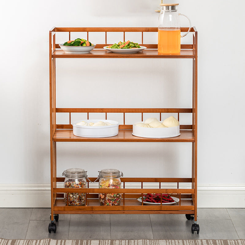 Tavolo da preparazione a rotolamento in stile contemporaneo tavolo da preparazione in legno per ristorante