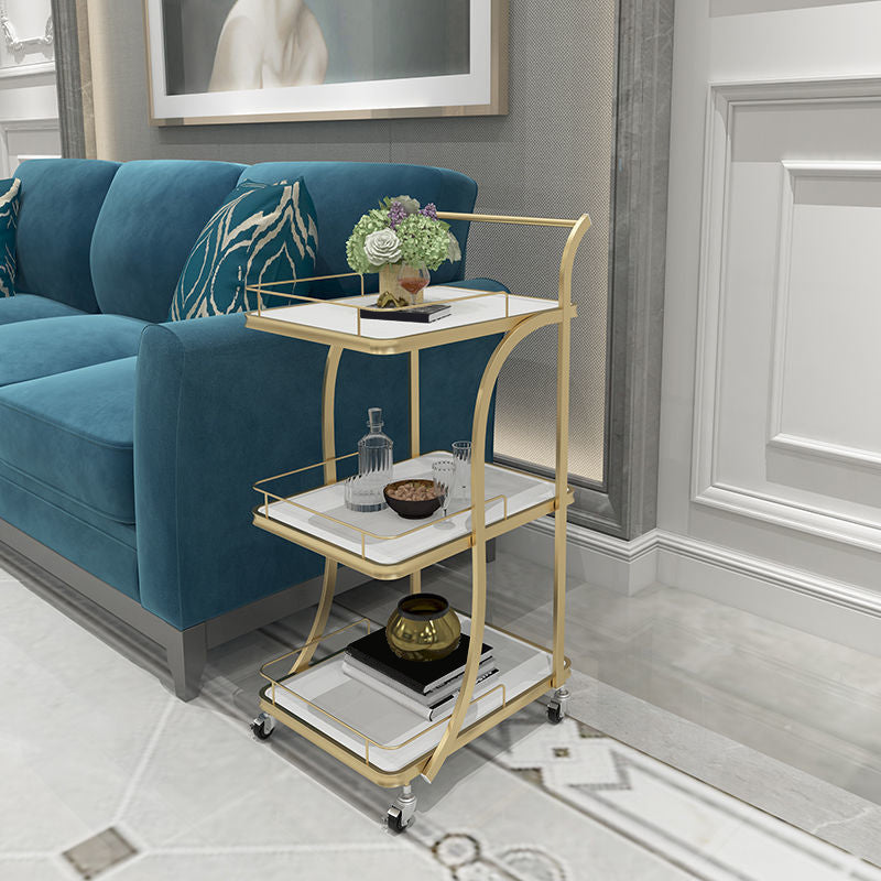 Tavolo da preparazione in stile contemporaneo tavolo da preparazione a rotolamento per cucina