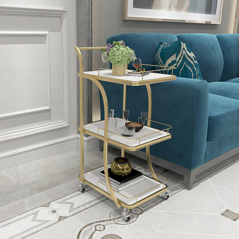 Tavolo da preparazione in stile contemporaneo tavolo da preparazione a rotolamento per cucina