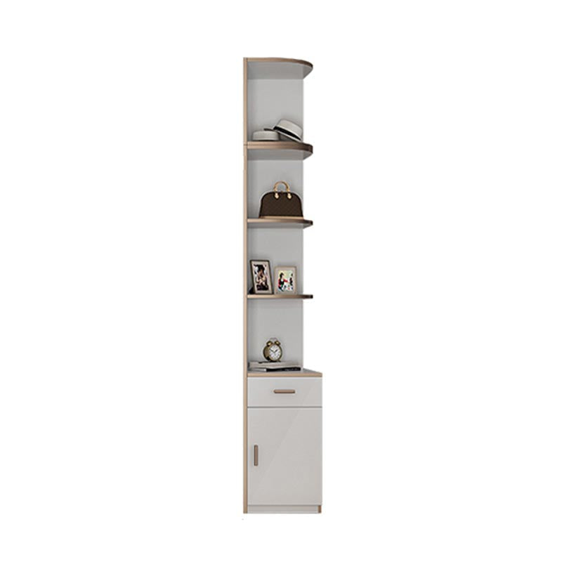 Modern Style Wardrobe White Color Wood Wardrobe Closet with Shelves None Sideboard Clearhalo 'Armoires & Wardrobes' 'armoires_wardrobes' 'Bedroom Furniture' 'furn' 'furn_armoires_wardrobes' 'Furniture' 5564412