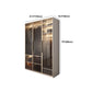 Modern Style Wardrobe White Color Wood Wardrobe Closet with Shelves Clearhalo 'Armoires & Wardrobes' 'armoires_wardrobes' 'Bedroom Furniture' 'furn' 'furn_armoires_wardrobes' 'Furniture' 5564425