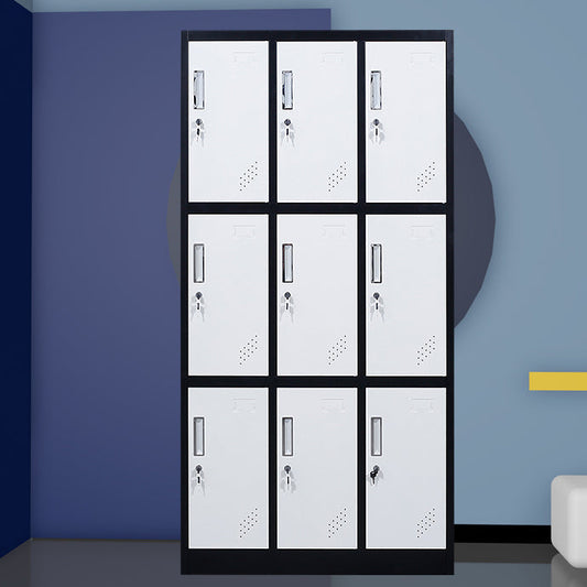 Gabinete de acabado mate con puerta de metal Modernas con bisagras Armario