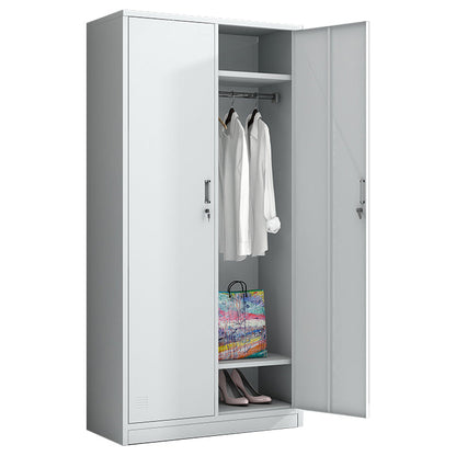 Gabinete de metal blanco para baños gabinete de almacenamiento contemporáneo con puerta con bisagras