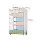 Modern Style Non-Hanging Armoire Plastic Home Storage Cabinet