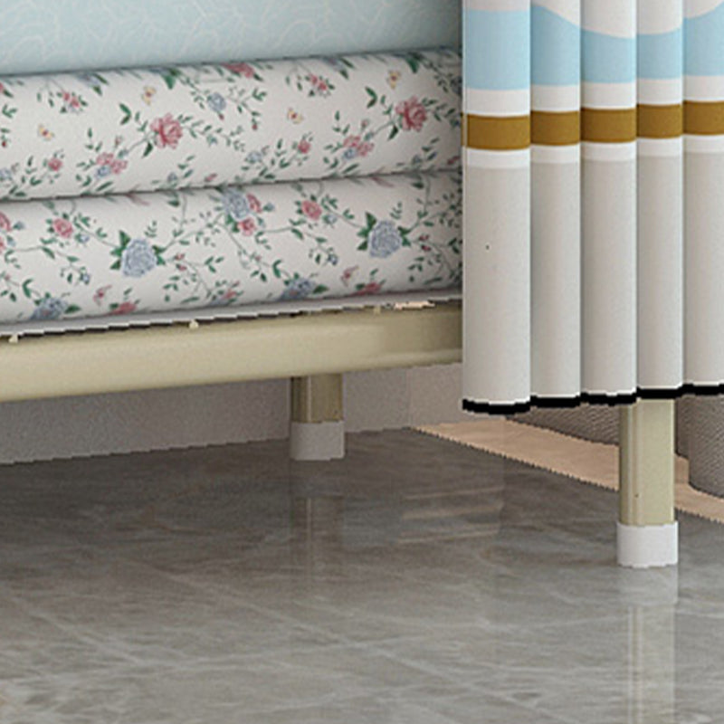 Contemporary Style Wardrobe Armoire Steel Frame Wardrobe for Bedroom Clearhalo 'Armoires & Wardrobes' 'armoires_wardrobes' 'Bedroom Furniture' 'furn' 'furn_armoires_wardrobes' 'Furniture' 5564696