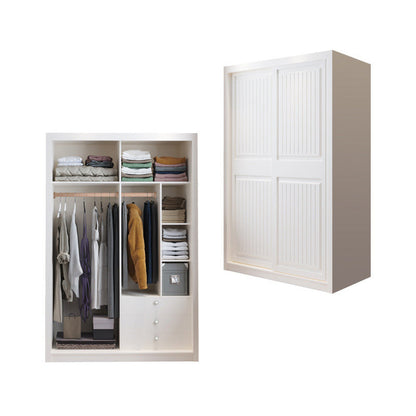 Armario blanco moderno Armally Wood Gabinete de armario con cajones con cajones
