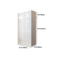 Armario blanco moderno Armally Wood Gabinete de armario con cajones con cajones