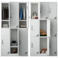 Moderner Style -Scharnier -Türgarderobe für Home Grey Metal Cabinet