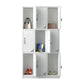 Moderner Style -Scharnier -Türgarderobe für Home Grey Metal Cabinet