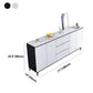 Sieto sideboard a buffet in stile moderno e sideboard del cassetto per cucina