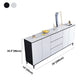 Sieto sideboard a buffet in stile moderno e sideboard del cassetto per cucina