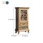 Glam Style Buffet Sideboard Wood Server with Door and Drawer Clearhalo 'buffet_sideboard' 'Buffets & Sideboards' 'furn' 'furn_buffet_sideboard' 'Furniture' 'Kitchen & Dining Furniture' 5564972