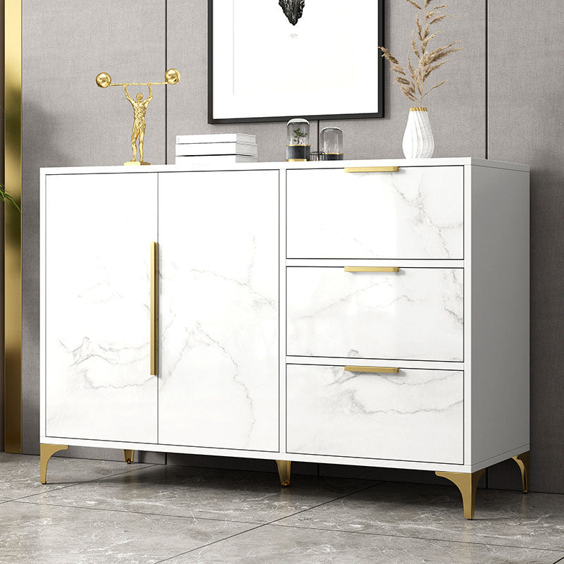 Sideboard in legno ingegnerizzato contemporaneo con porte per sala da pranzo