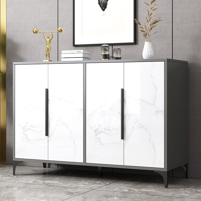 Sideboard in legno ingegnerizzato contemporaneo con porte per sala da pranzo