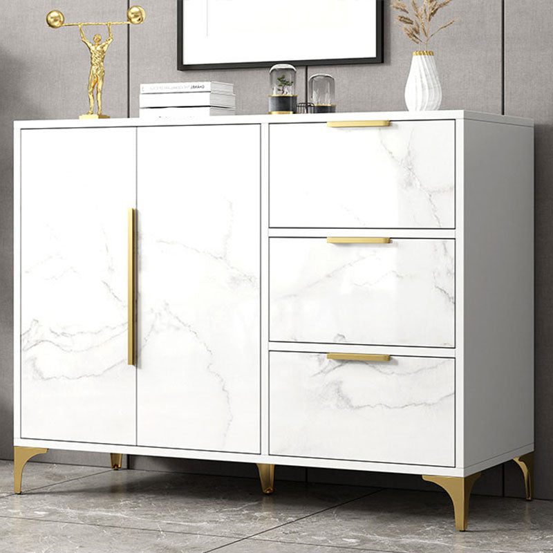 Sideboard in legno ingegnerizzato contemporaneo con porte per sala da pranzo