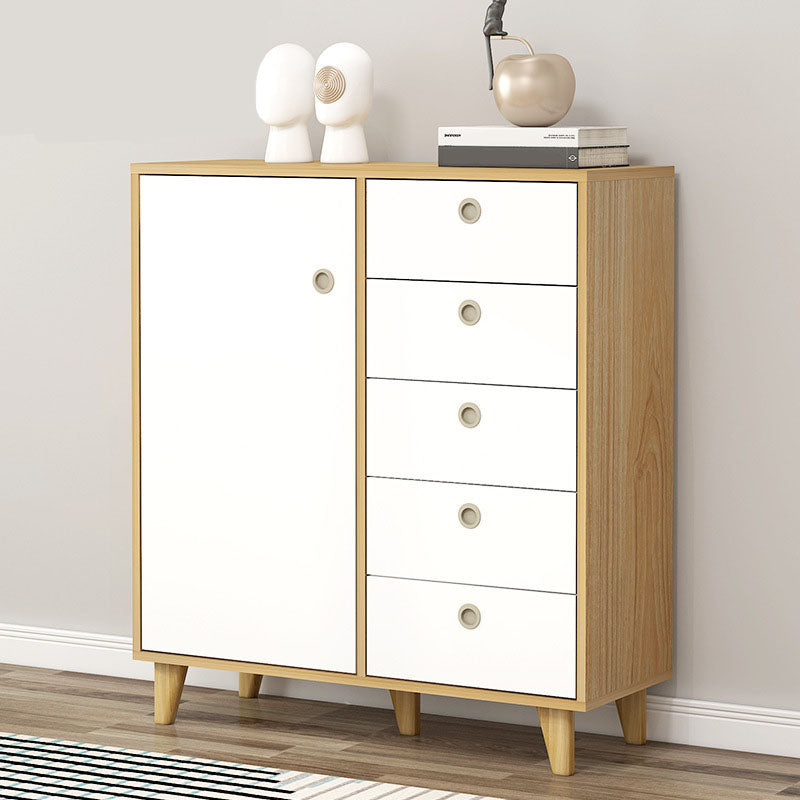 Zeitgenössische Seitenbrettentechnik -Holz Sideboard mit Eichenholzbein für Esszimmer