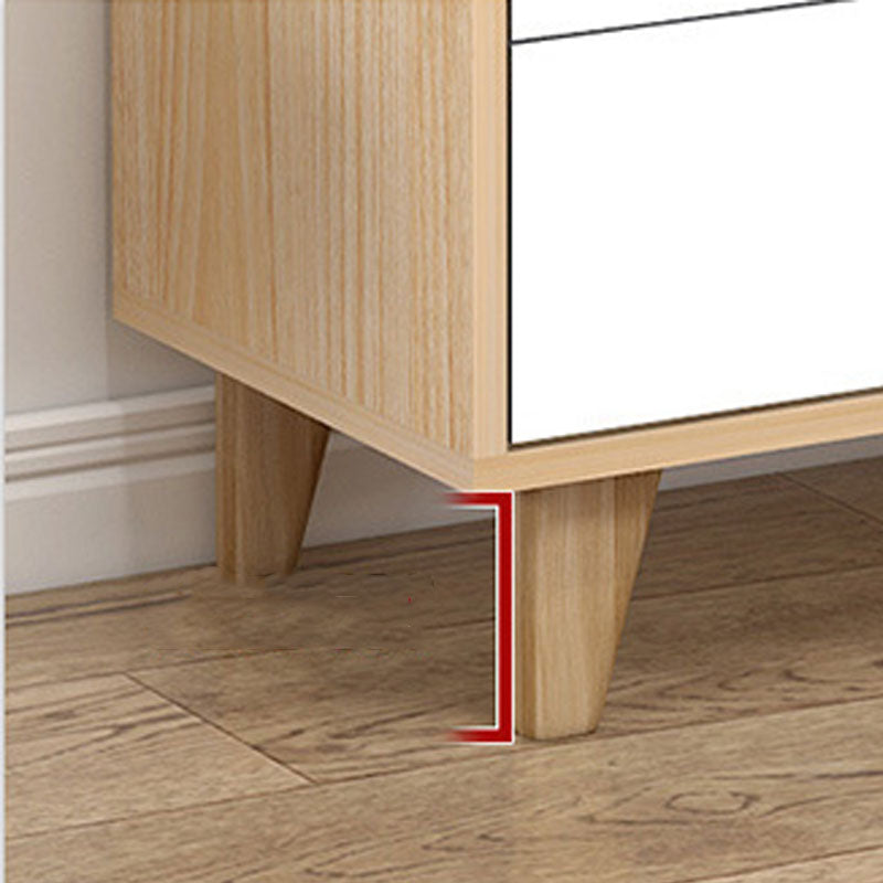 Zeitgenössische Seitenbrettentechnik -Holz Sideboard mit Eichenholzbein für Esszimmer