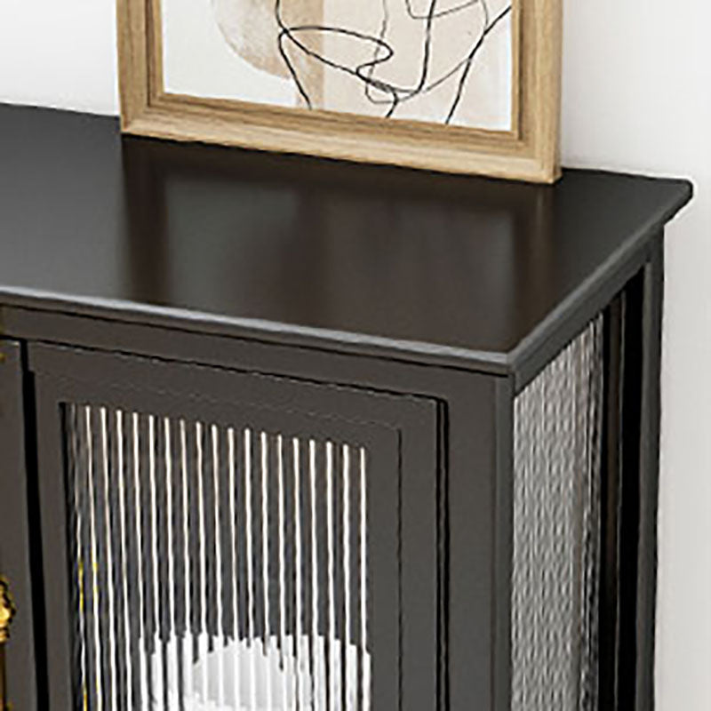 Sideboard Glam Sideboard Sideboard di stoccaggio in vetro per sala da pranzo in cucina