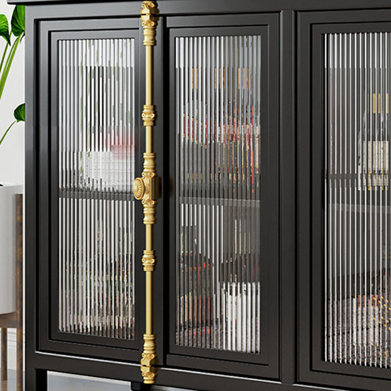 Sideboard Glam Sideboard Sideboard di stoccaggio in vetro per sala da pranzo in cucina