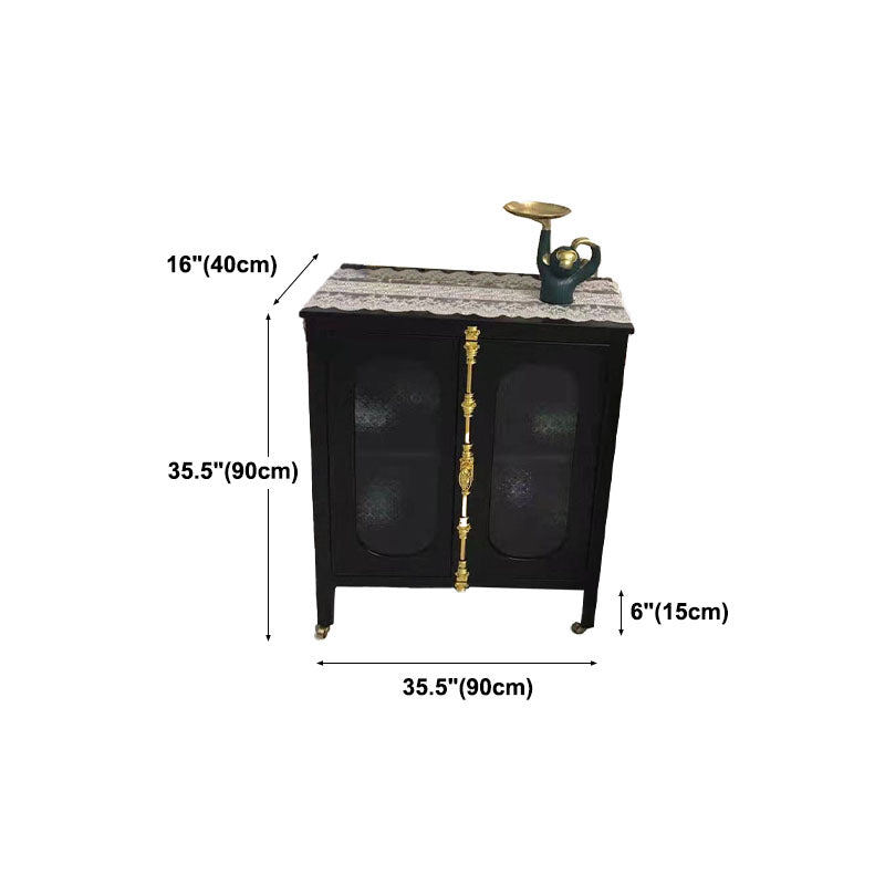 Sideboard Glam Sideboard Sideboard di stoccaggio in vetro per sala da pranzo in cucina