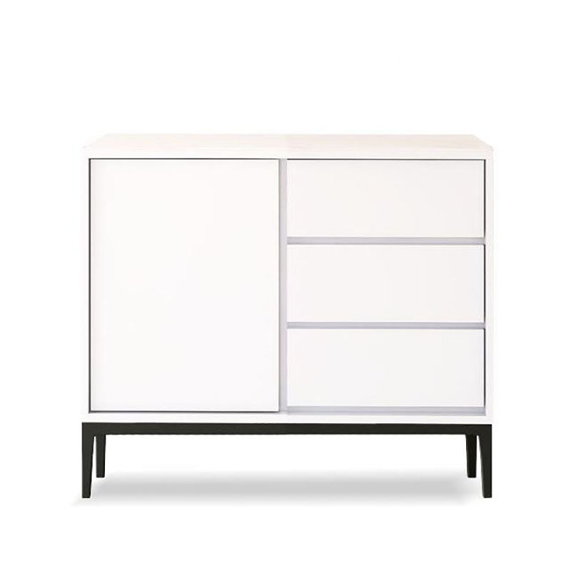 Stone moderno 33.4 "H buffet a buffet 3-drawer sala da pranzo buffet server