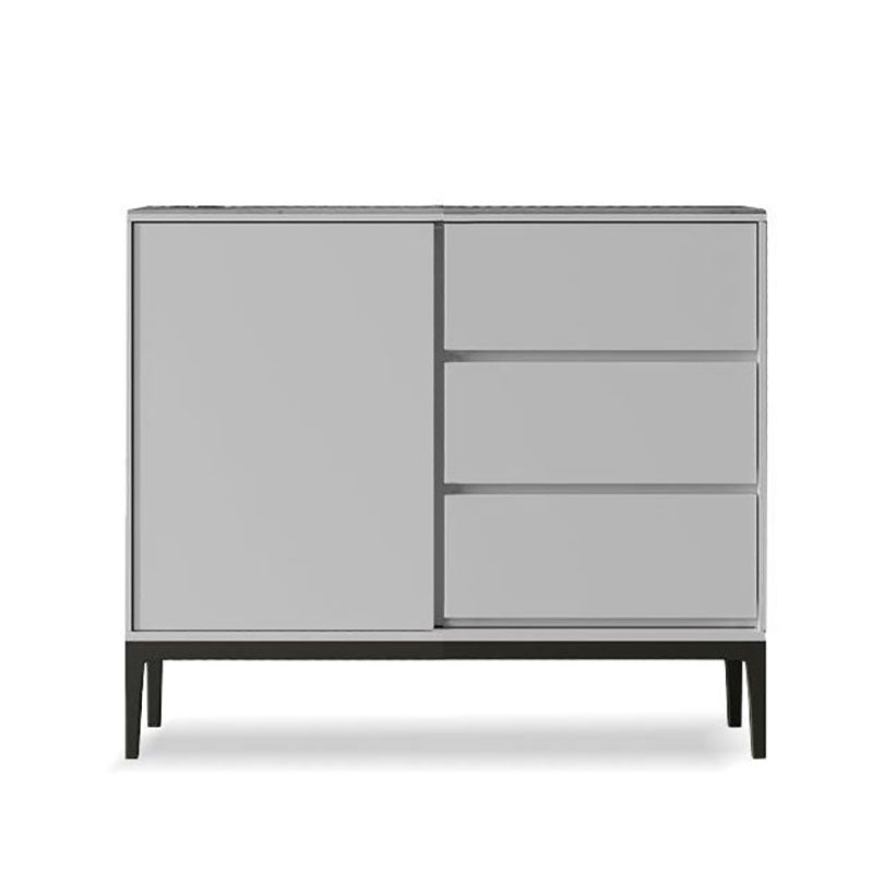 Stone moderno 33.4 "H buffet a buffet 3-drawer sala da pranzo buffet server