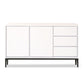 Stone moderno 33.4 "H buffet a buffet 3-drawer sala da pranzo buffet server