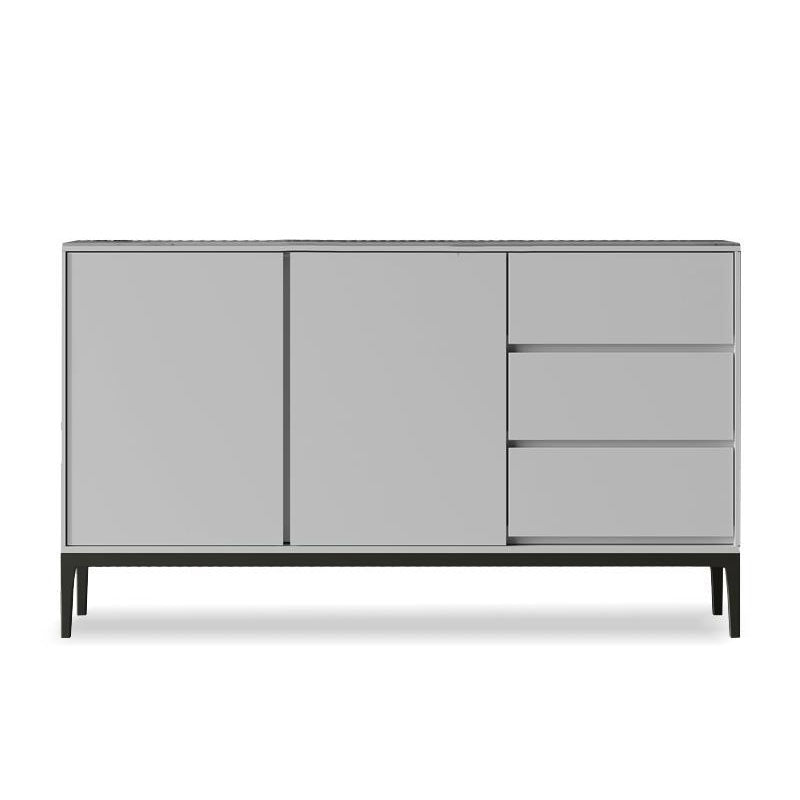 Stone moderno 33.4 "H buffet a buffet 3-drawer sala da pranzo buffet server