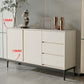 Stone moderno 33.4 "H buffet a buffet 3-drawer sala da pranzo buffet server
