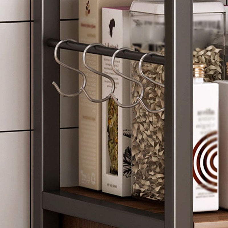 Modern Style Sideboard Metal Open Storage Sideboard for Kitchen Dining Room Clearhalo 'buffet_sideboard' 'Buffets & Sideboards' 'furn' 'furn_buffet_sideboard' 'Furniture' 'Kitchen & Dining Furniture' 5565274