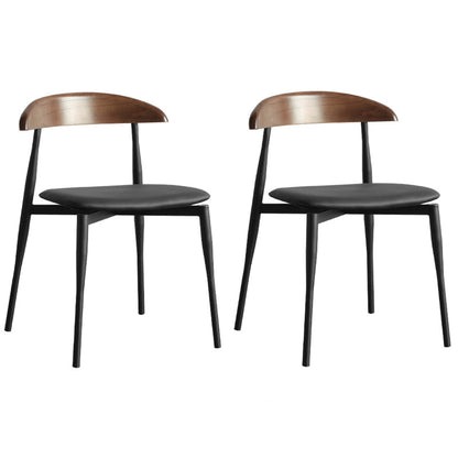 Set da pranzo moderno nero Set da pranzo con gambe in legno rettangolari da 1/2/5 pezzi per interni
