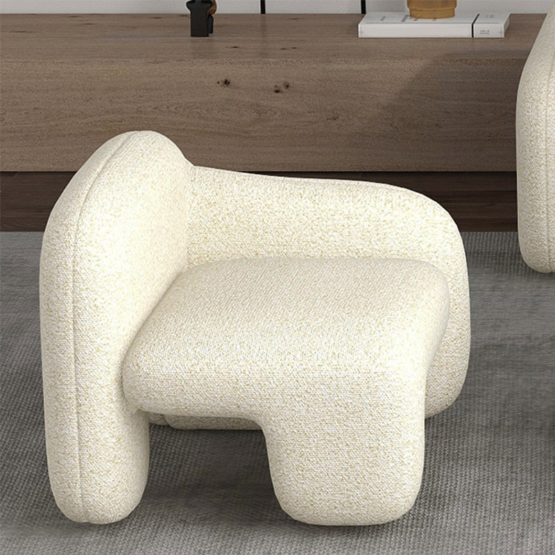 Sofa Couch Contemporary Tight Back Standard Settee Bench in White