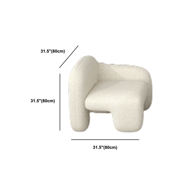 Sofa Couch Contemporary Tight Back Standard Settee Bench in White