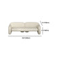 Sofa Couch Contemporary Tight Back Standard Settee Bench in White