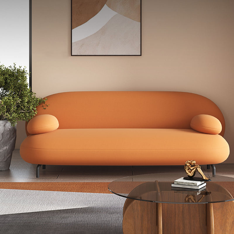 Divano arancione di divano di divano di divani in arancione in arancione