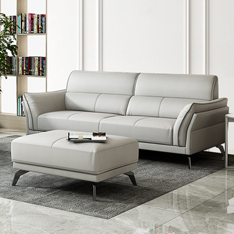 Divano in pelle resistente alla macchia del banco standard contemporanea